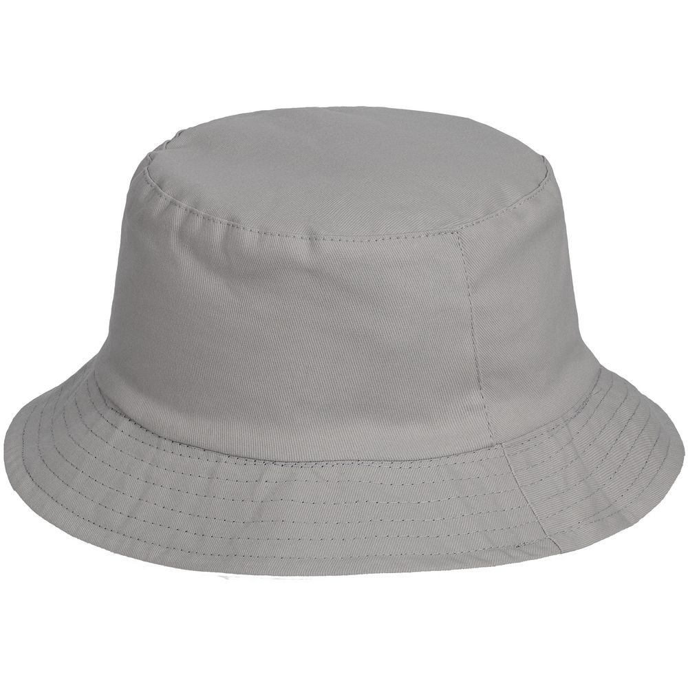 Панама Summer двусторонняя, черная с серым-2