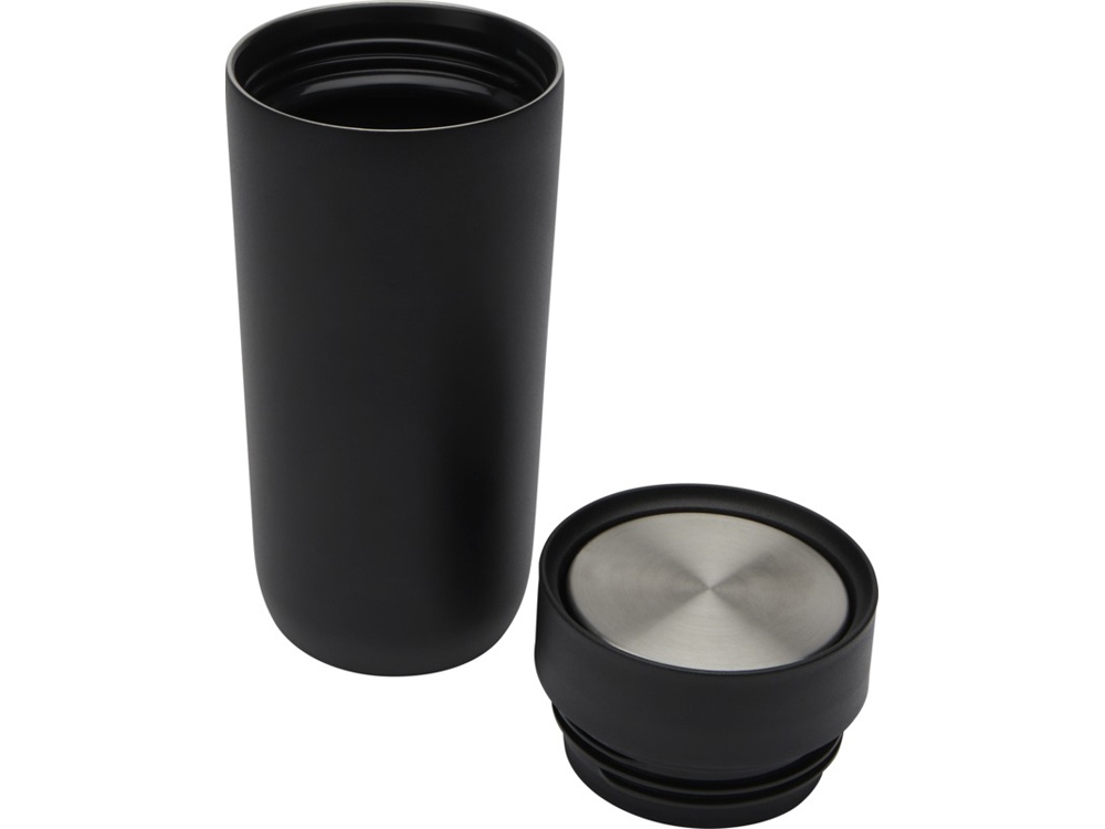 Camden кружка из нержавеющей стали, сертифицированный RCS, 350 м, сплошной черный-2