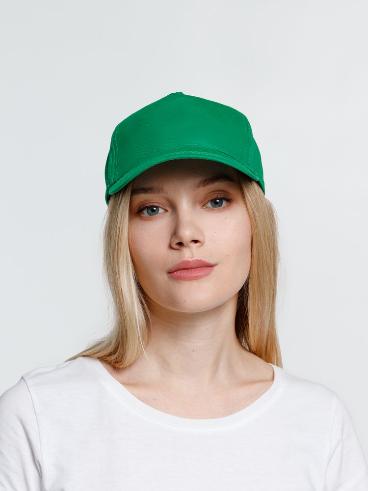 Бейсболка Promo, зеленая-2