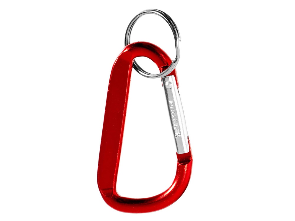 Карабин с брелоком, красный-1
