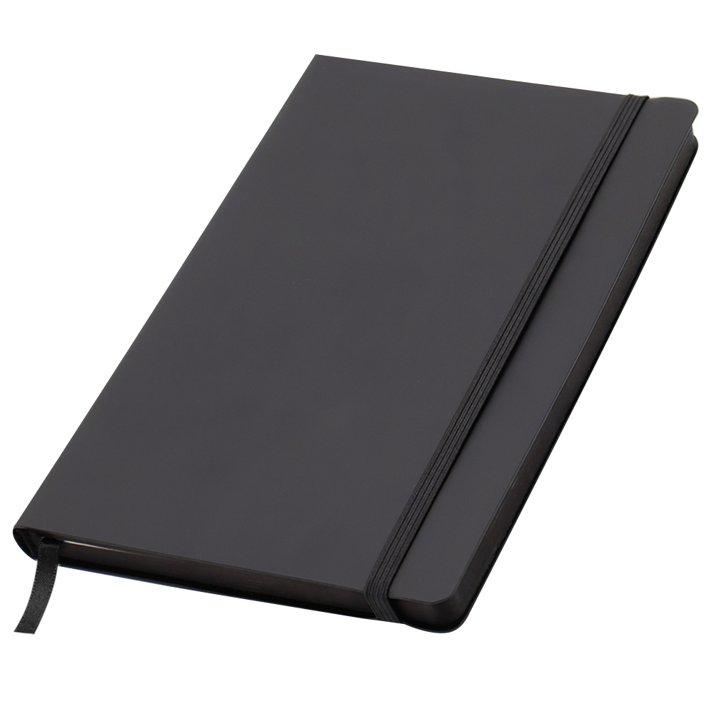 Ежедневник A5 недатированный Dante в мягком переплёте софт-тач, Черный-0