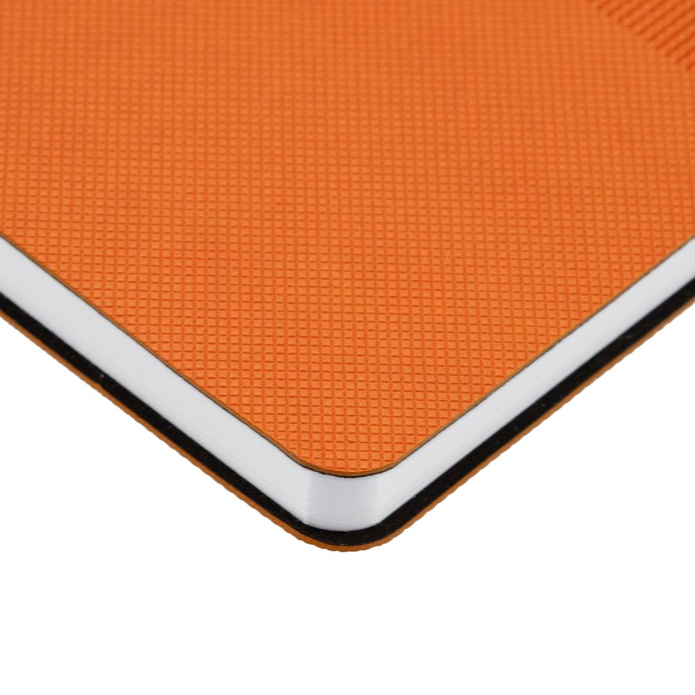 Ежедневник Knit, недатированный, оранжевый-3