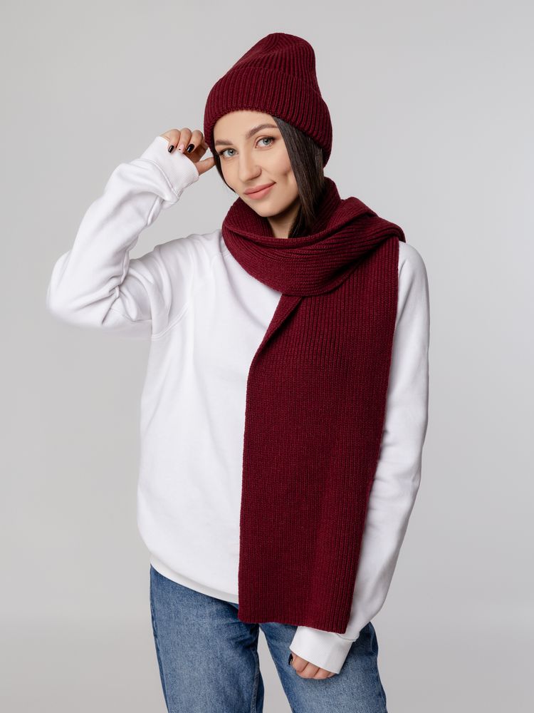 Шапка Tommi, бордовая-3