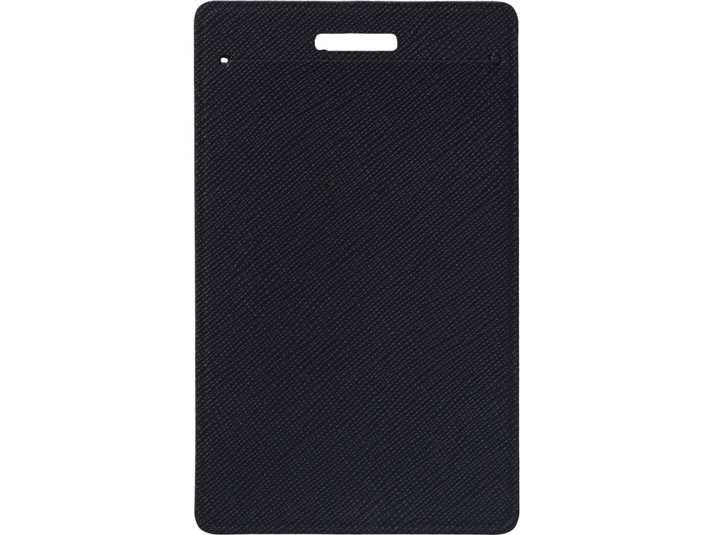 Бейдж с рулеткой-карабин Favor, черный-1