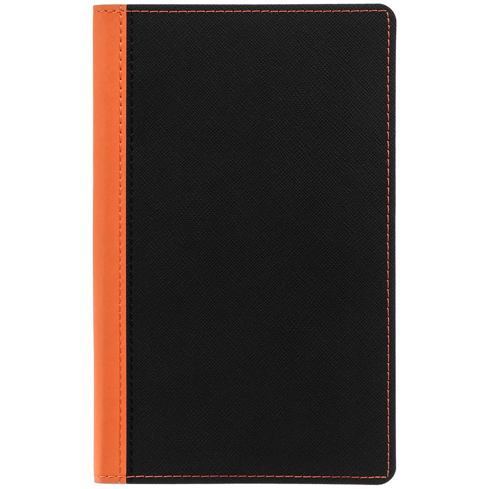 Ежедневник Nice Twice, недатированный, черный с оранжевым-2