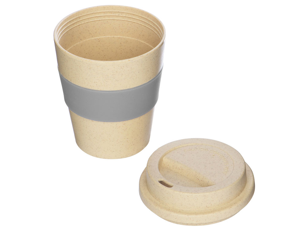 Стакан из пшеничной соломы Madrid 350 мл, серый-1