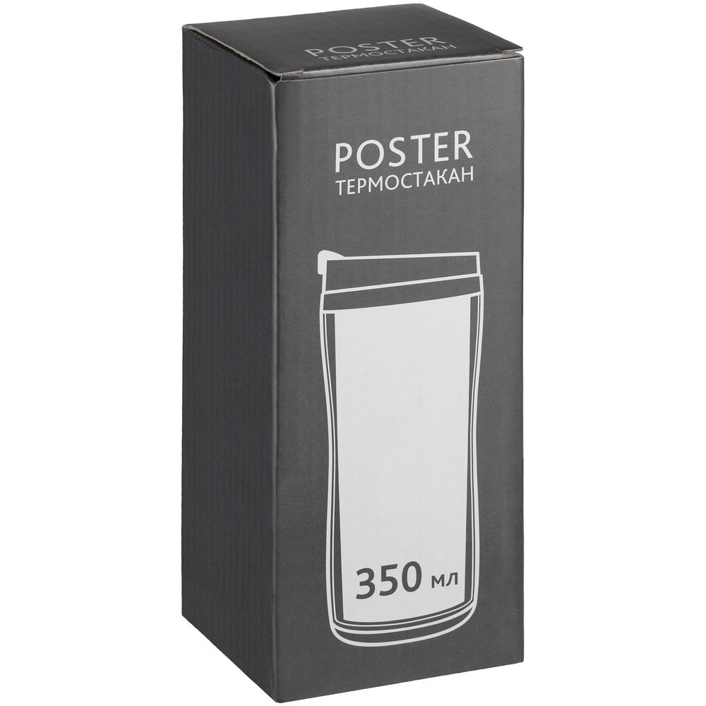 Термостакан Poster, с черной крышкой-3
