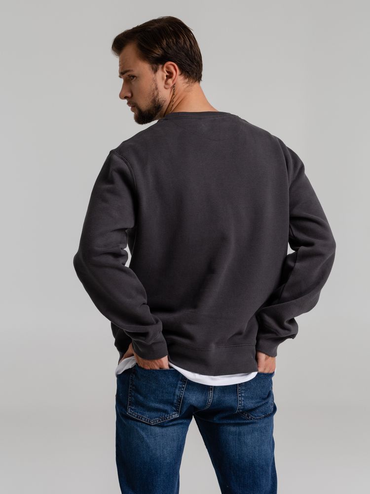 Свитшот унисекс King, темно-серый-4