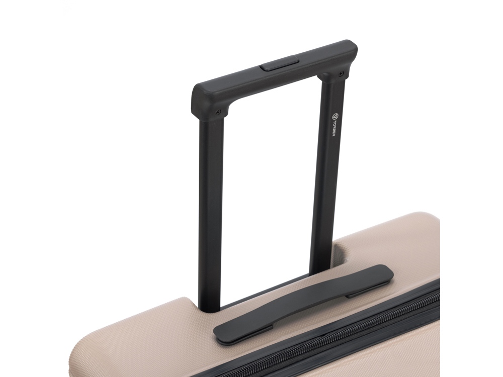 Чемодан TORBER Elton, песочный, ABS-пластик, 47 х 32 х 78 см, 96 л-5