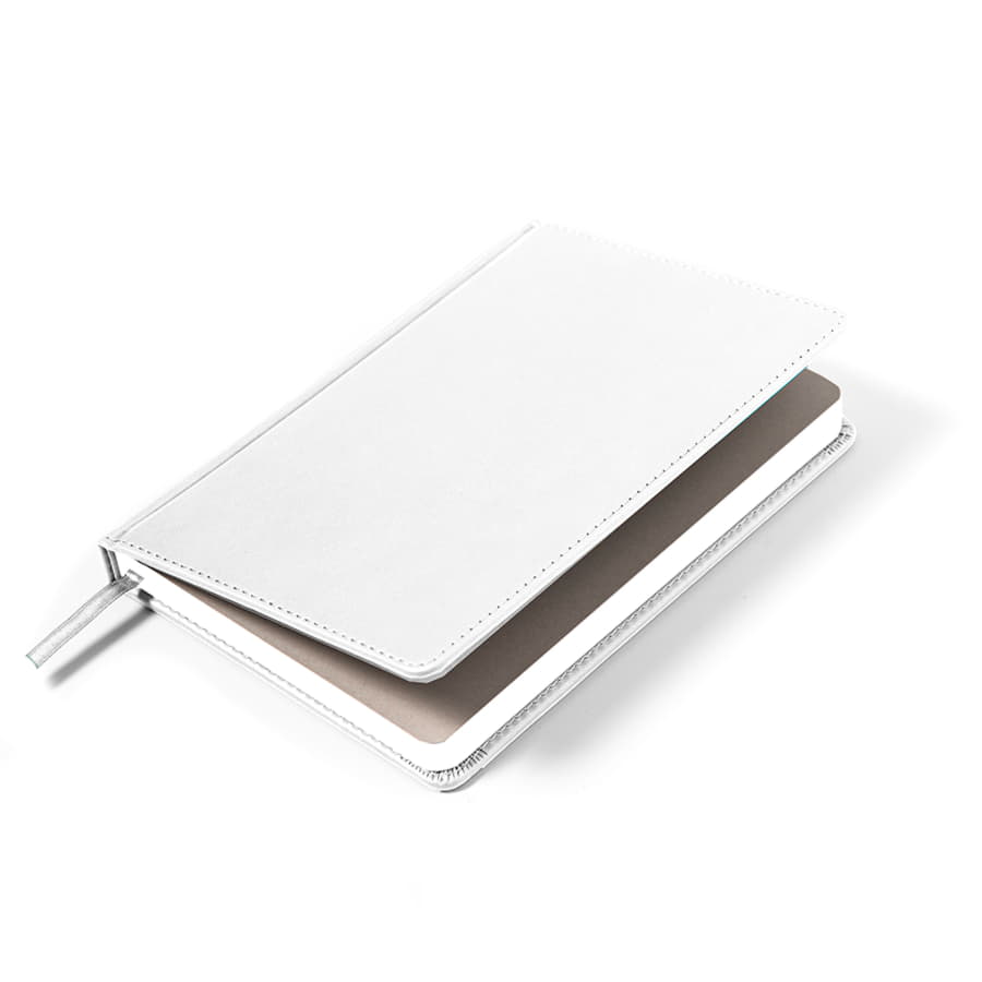 Ежедневник недатированный Anderson, А5,  белый, белый блок, белый-4