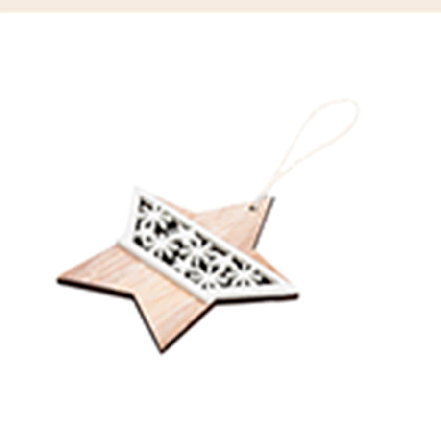 Украшение новогоднее STARRY, белый, бежевый-1