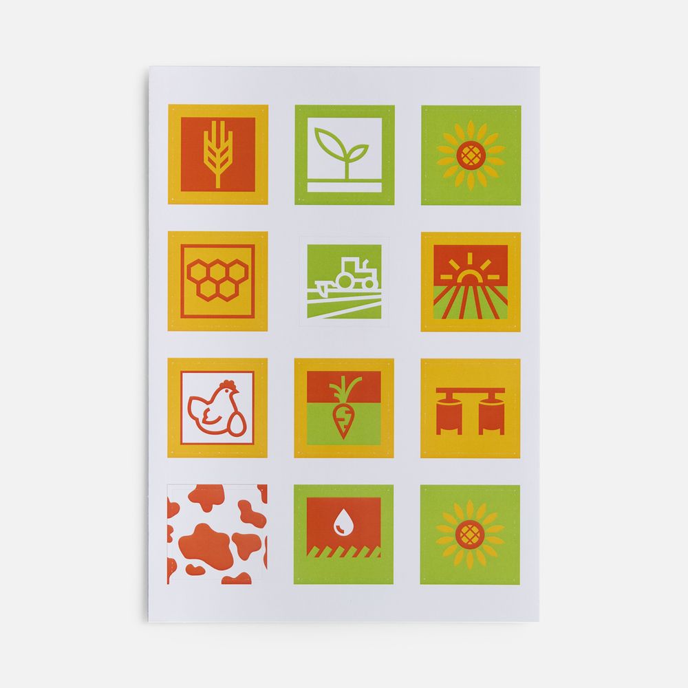 Стикерпак бумажный Industry, сельское хозяйство-0