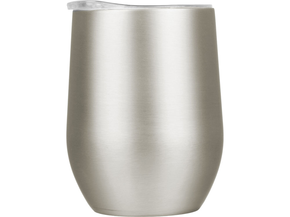 Вакуумная термокружка Sense, непротекаемая крышка, крафтовая упаковка, темно-серый (gun)-2