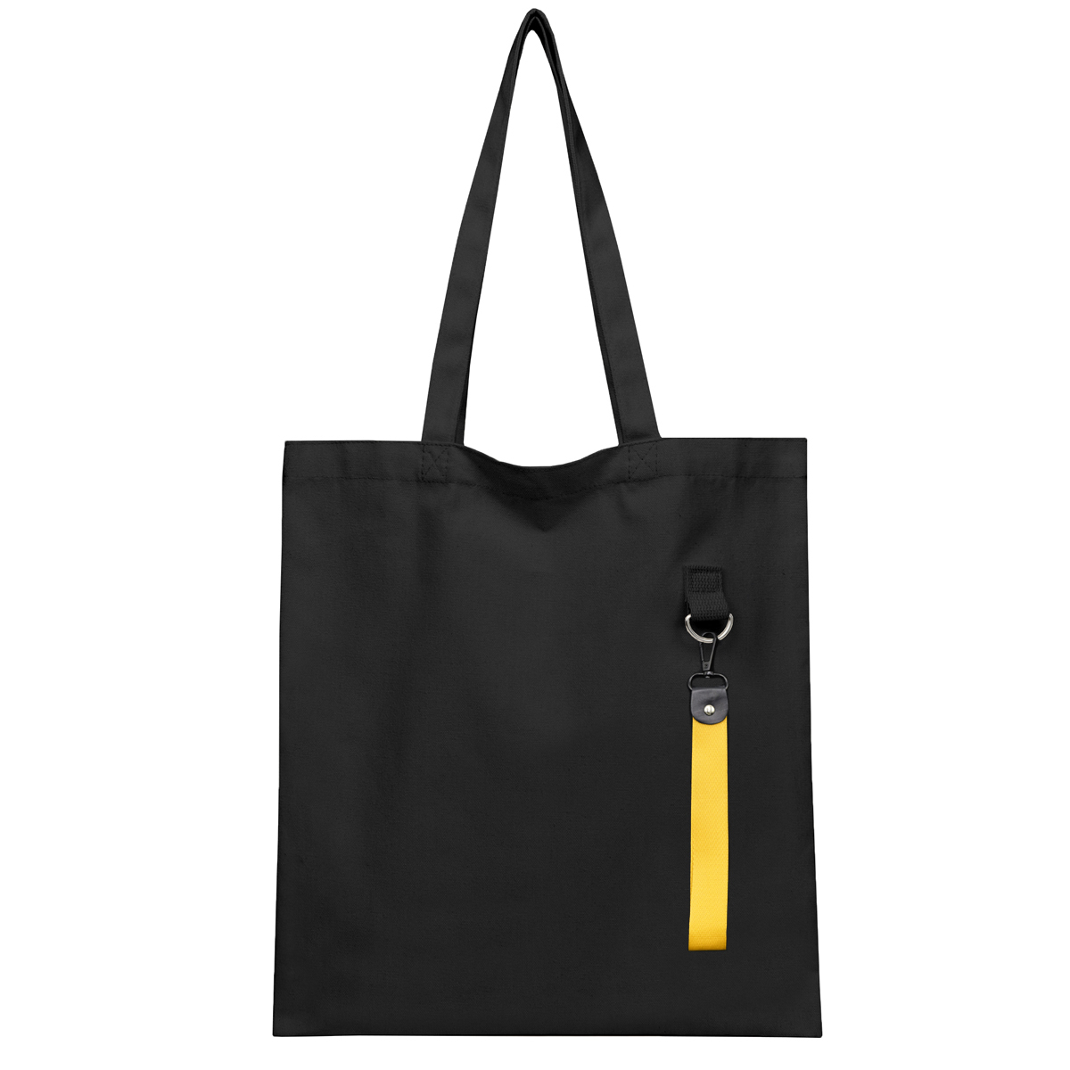 Сумка для покупок LUMISSA 325 г/м² с ремувкой, Чёрный/Жёлтый-2