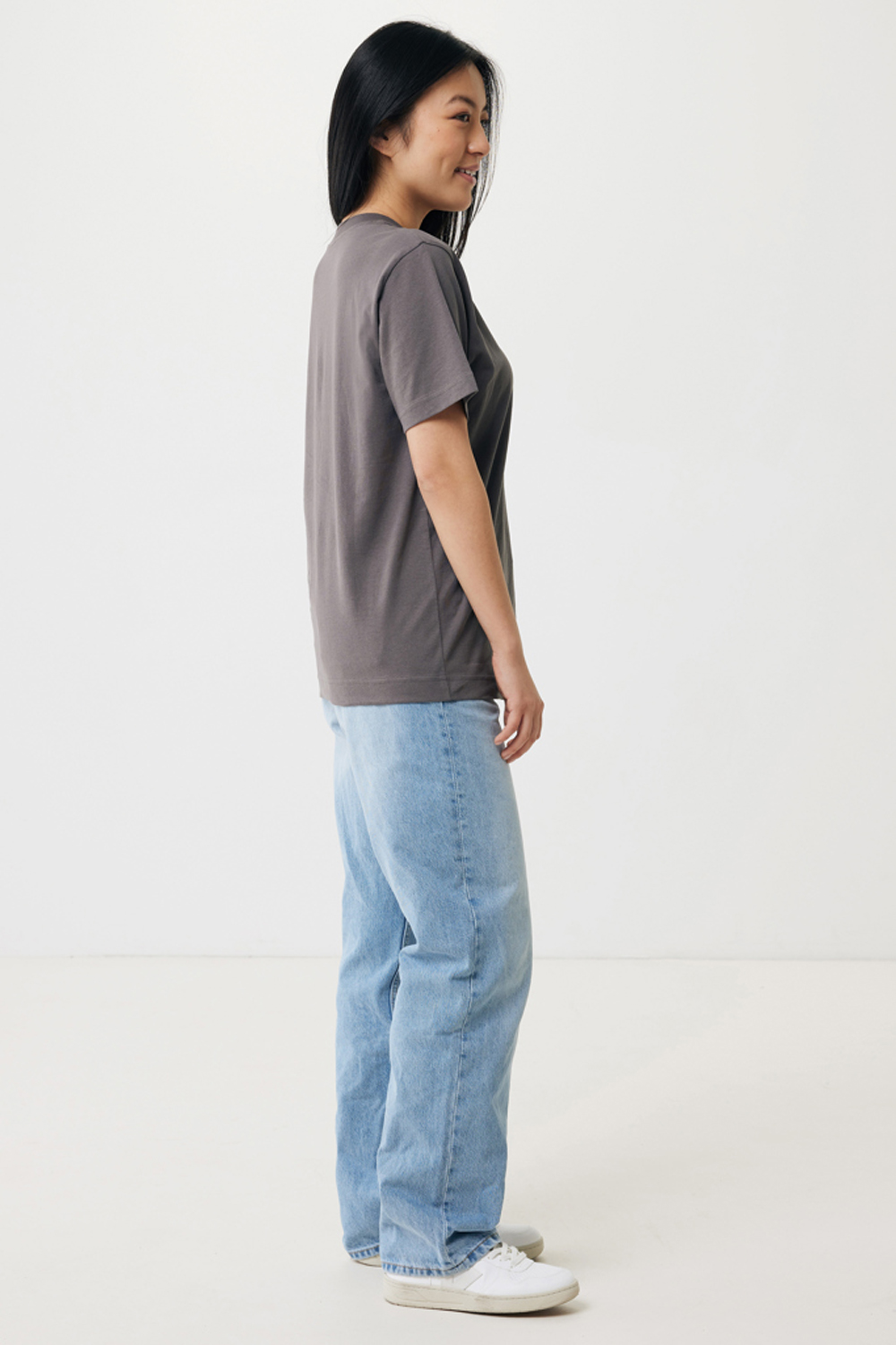 Футболка Iqoniq Kakadu из переработанного хлопка, свободный крой, унисекс, 180 г/м²-7