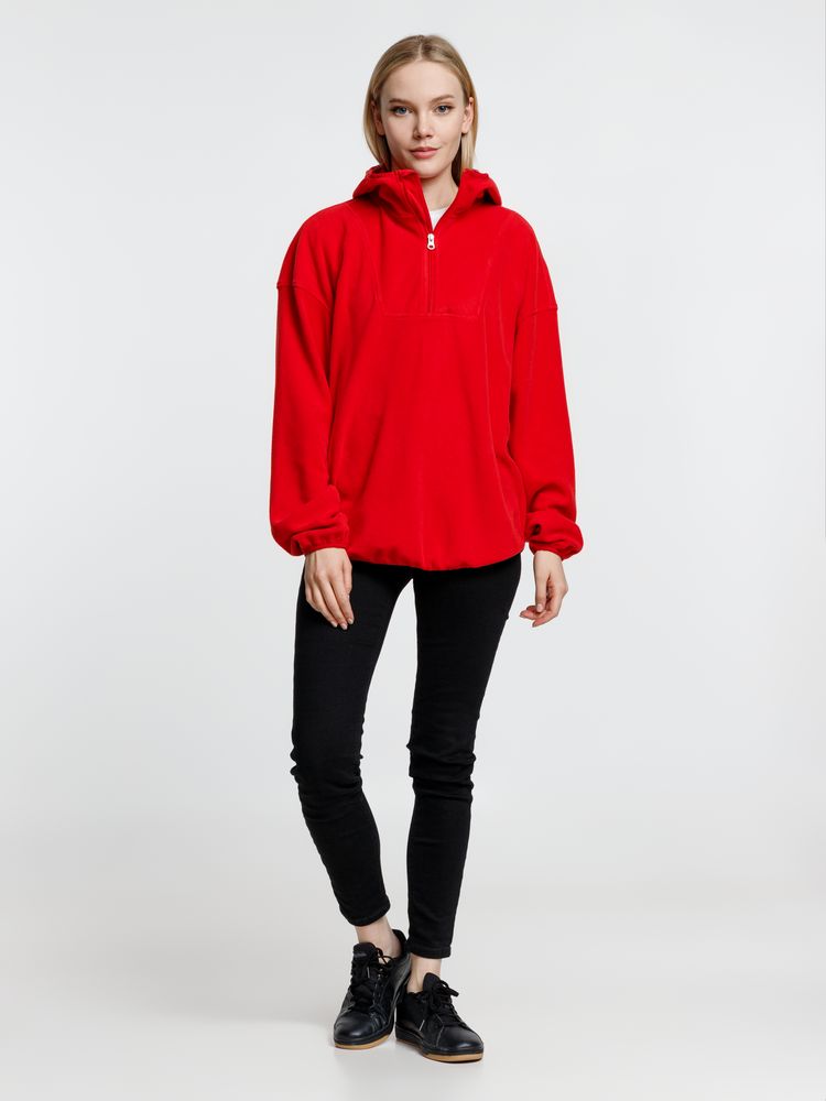 Анорак флисовый унисекс Fliska, красный-5