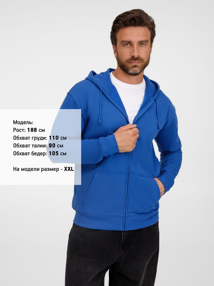 Толстовка унисекс Carter, ярко-синяя (royal)-4