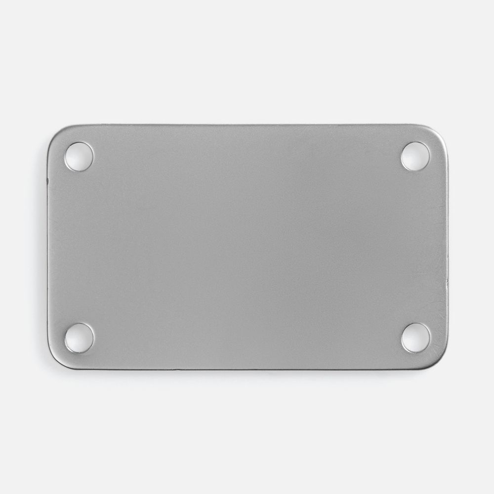 Шильдик металлический Furo, серебристый-0