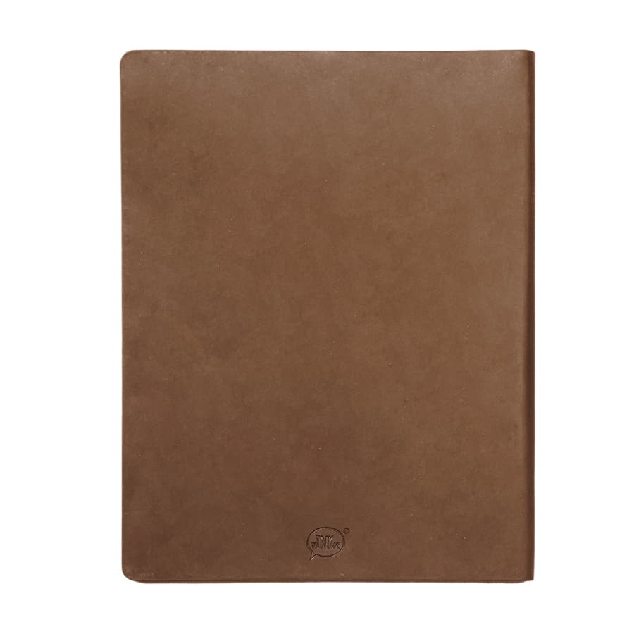 Бизнес-блокнот BIGGY, формат B5,  в клетку, коричневый-2