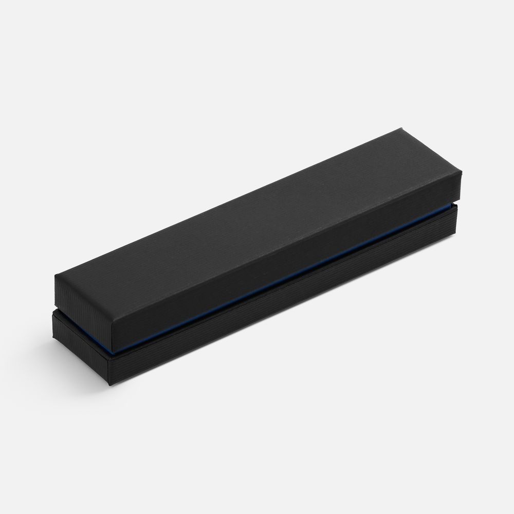 Ручка шариковая Eyeshot Soft Touch в футляре, темно-синяя-1