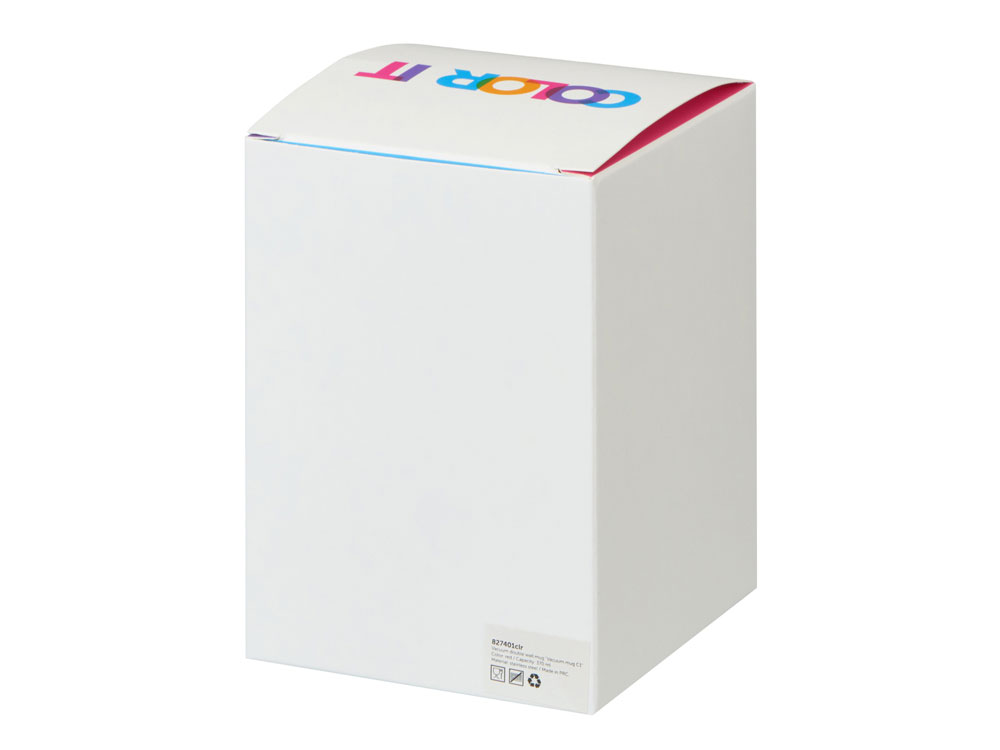 Термокружка Vacuum mug C1, soft touch, 370мл, красный-6