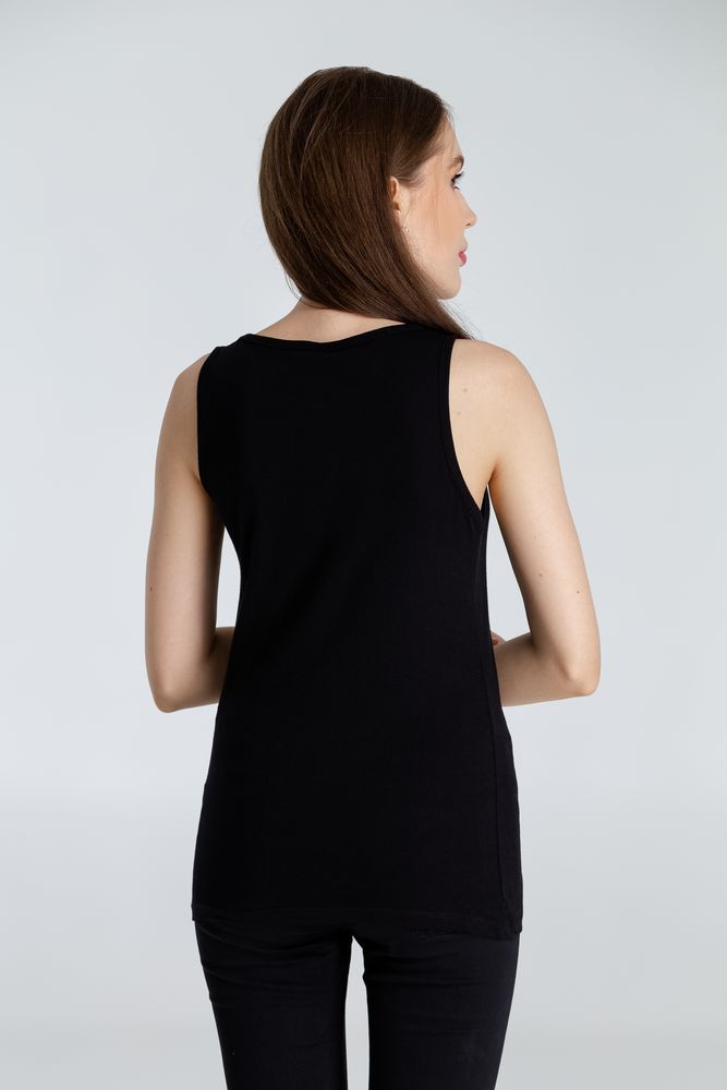 Майка женская Vibrance, черная-3