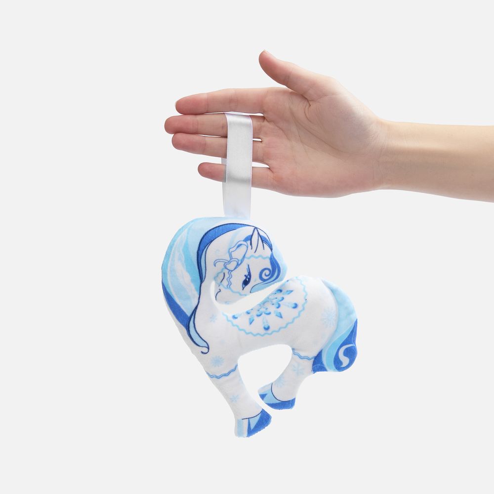 Мягкая игрушка — подвеска «Снежка»-2