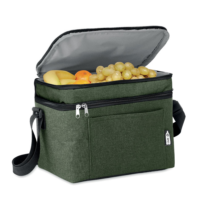 RPET cooler bag, тёмно-зелёный-1