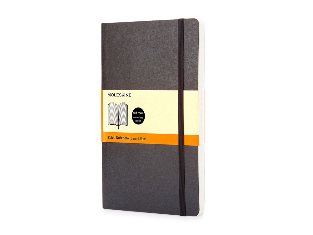 Записная книжка Moleskine Classic Soft (в линейку), Pocket (9х14 см), черный-0