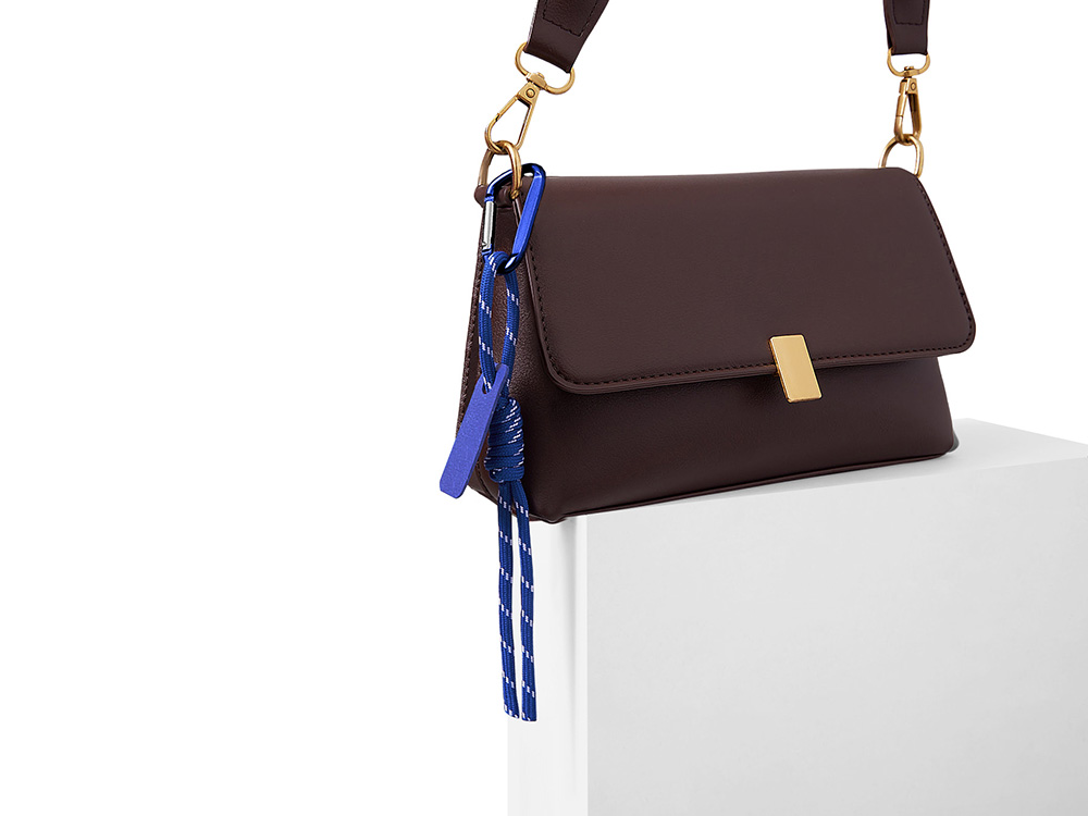 Брелок-веревочка на карабине Trinket, синий-4