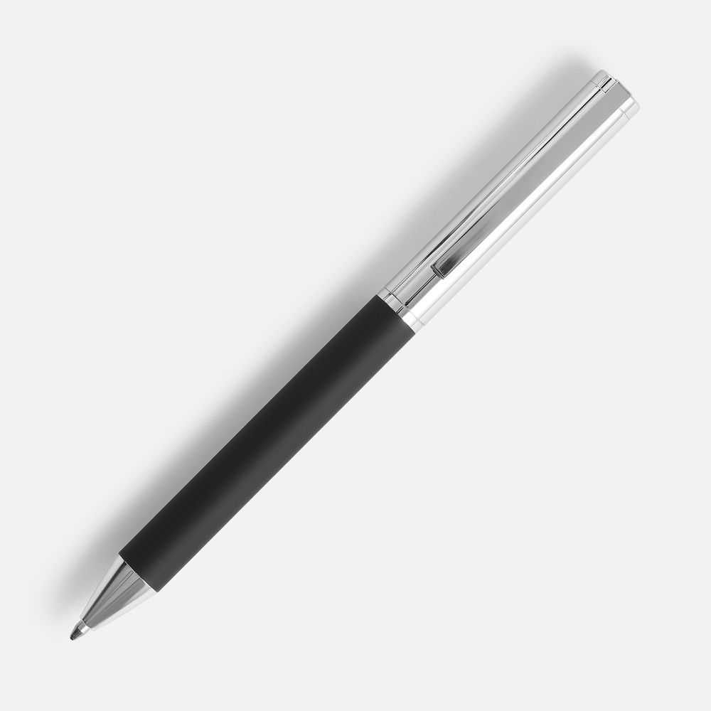 Ручка шариковая Eyeshot Soft Touch, черная-1