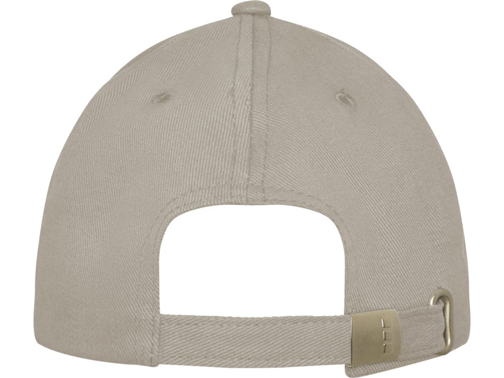 Бейсболка Davis, 6 панелей, бежевый овсяный-2