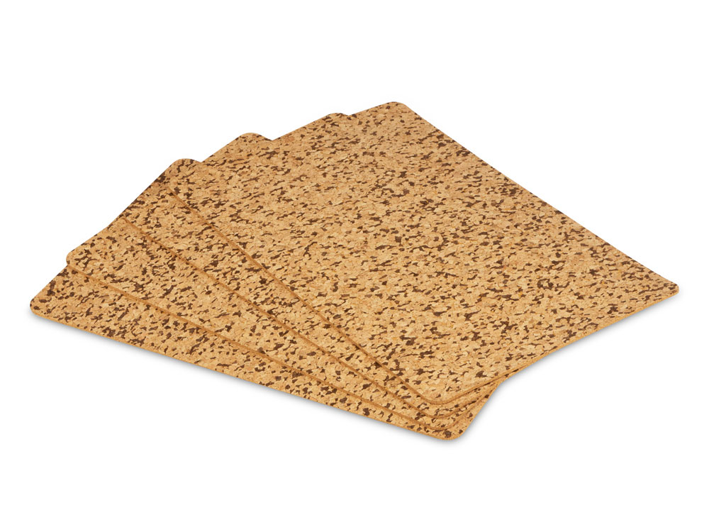 Набор подставок под горячее из пробки Dinner-0