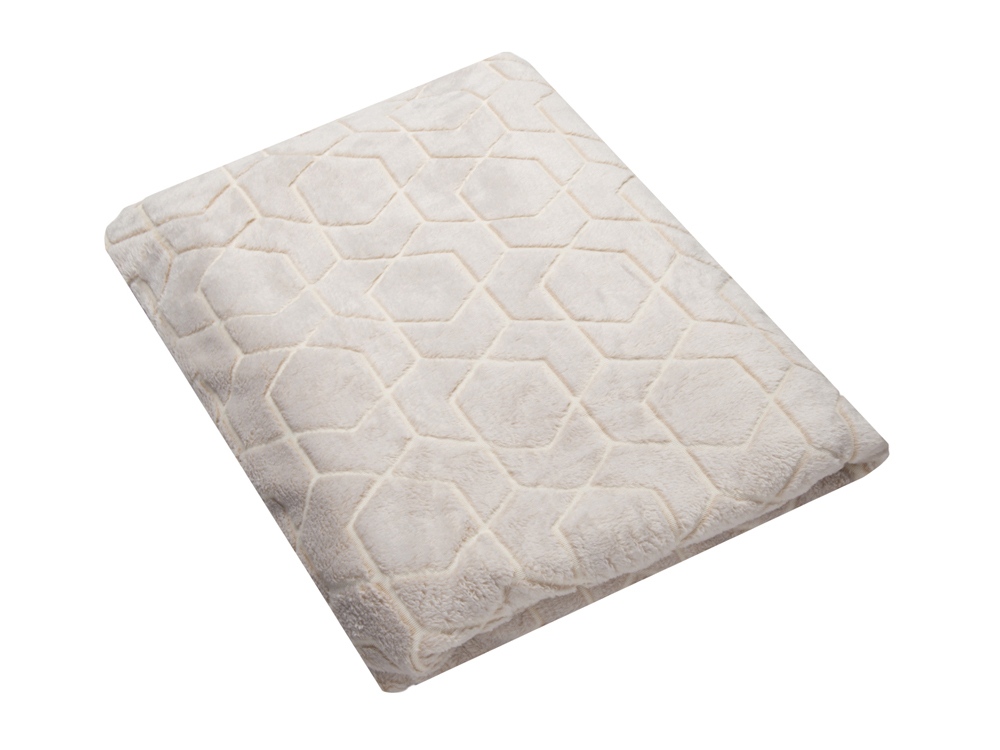 Светящийся в темноте плед Lattice бежевый-5