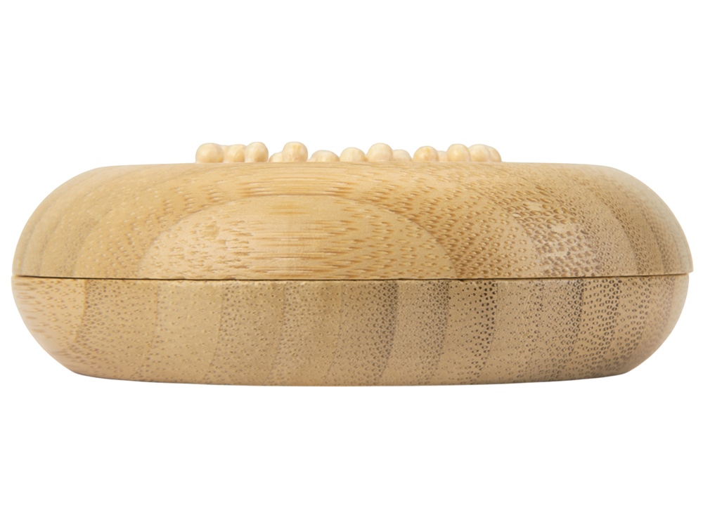 Расческа с зеркалом из бамбука Daisy, натуральный-5