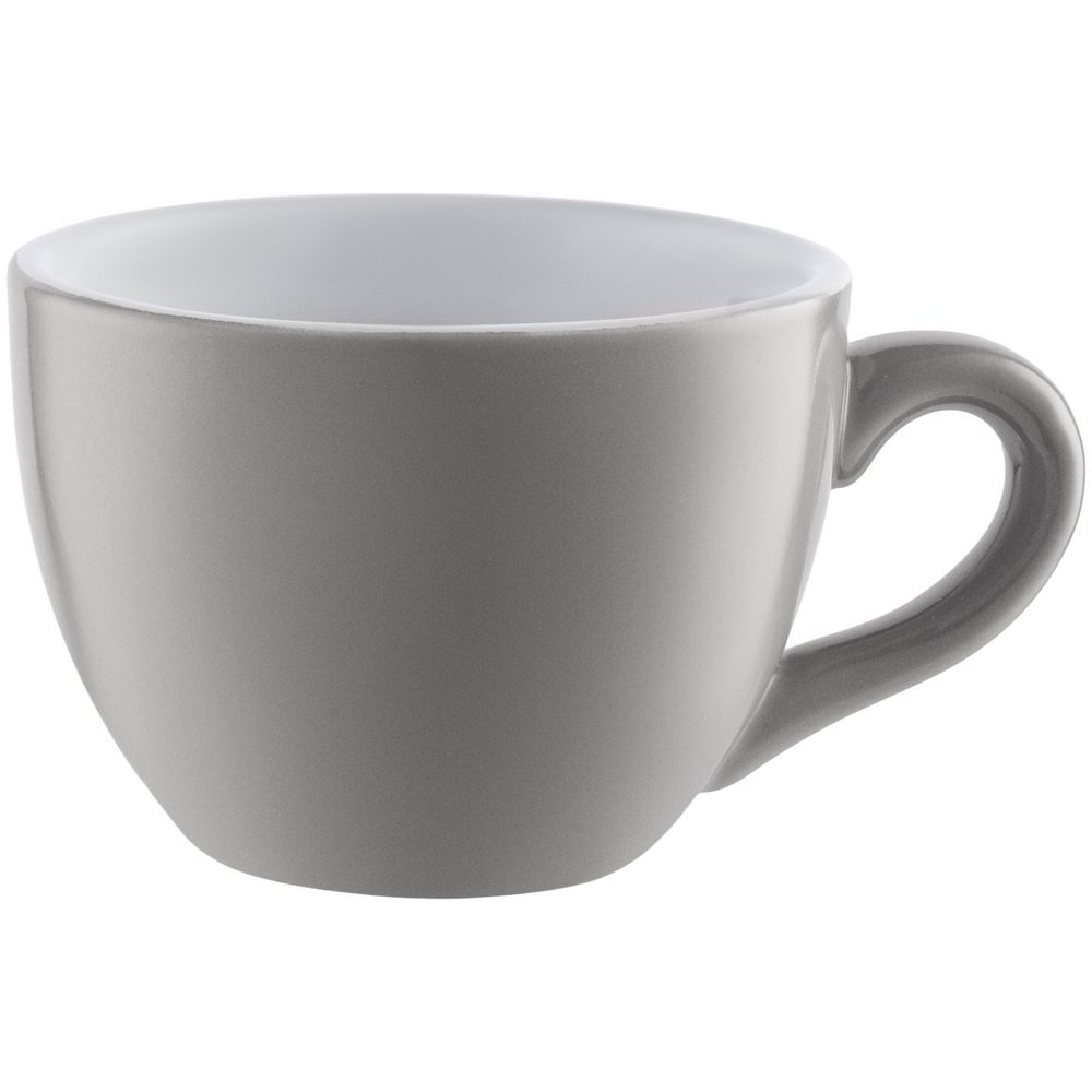 Чайная пара Cozy Morning, серая с красным-2