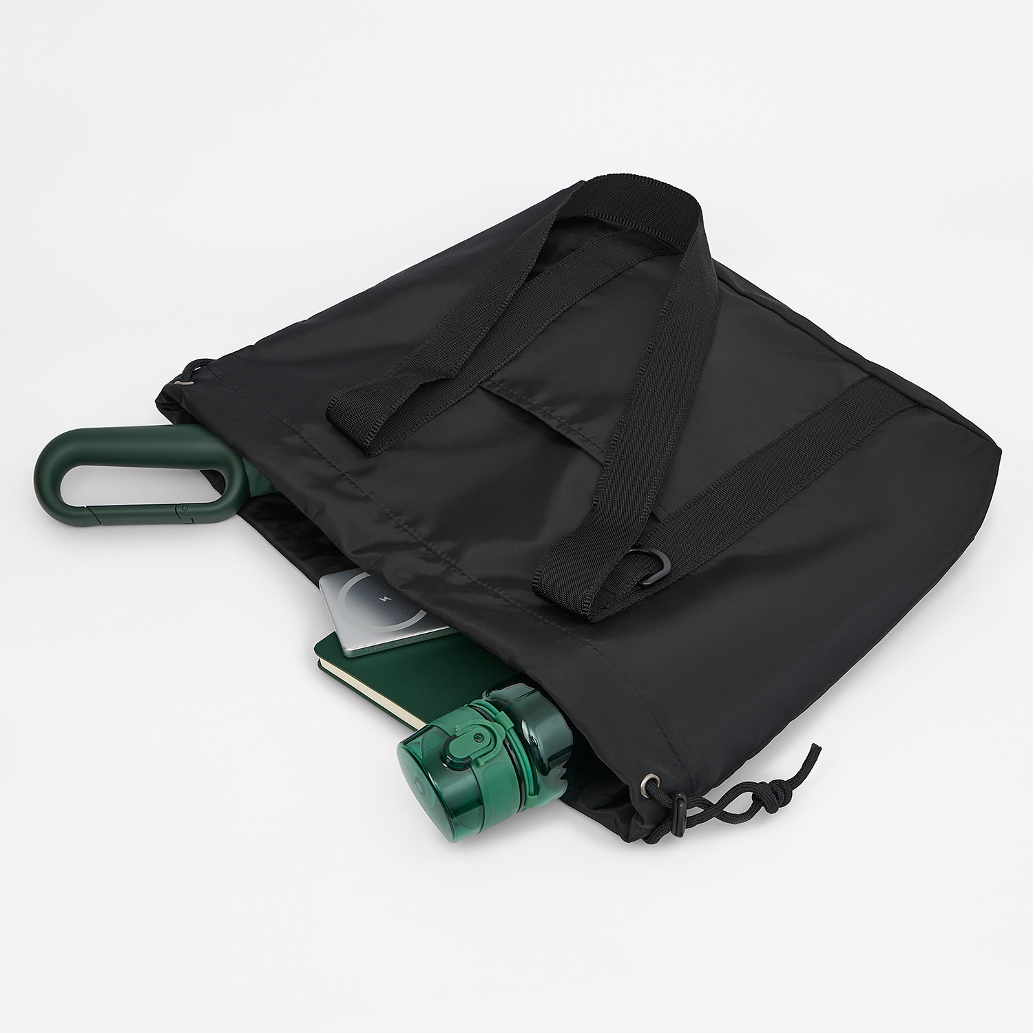 Сумка для покупок Раш (Rush), черная-7