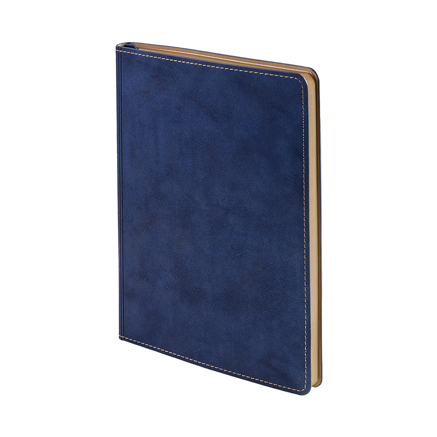 Ежедневник недатированный EMBER, синий, формат А5, блок в линейку, синий-0