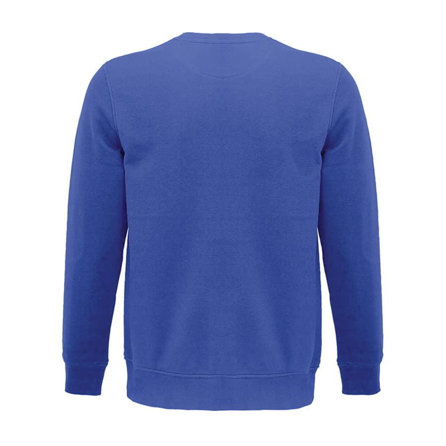 Толстовка свитшот унисекс COMET 280 из органического хлопка, синий-1