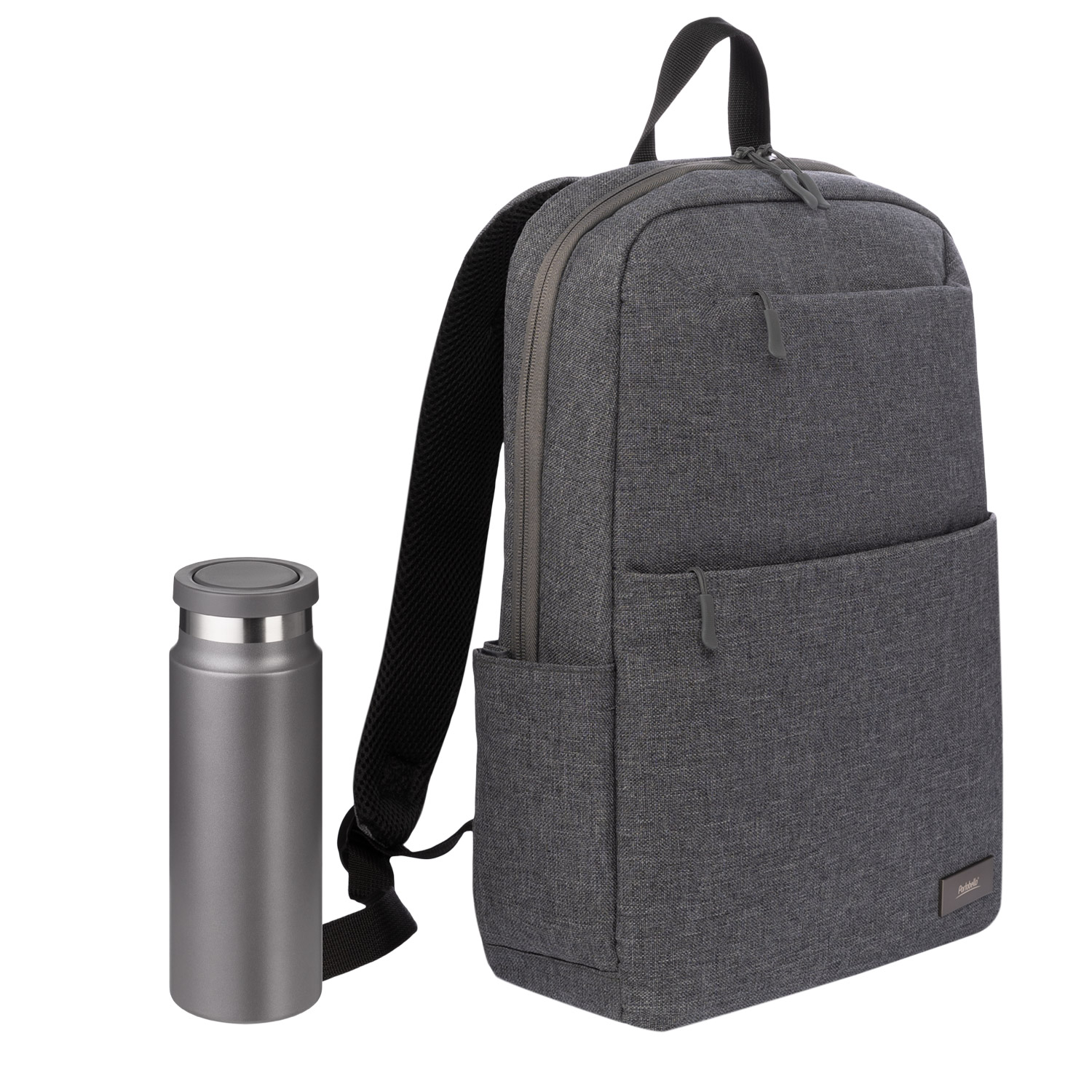 Подарочный набор Форст (Forst), Аллегра (Allegra), серый (рюкзак, термобутылка)-0