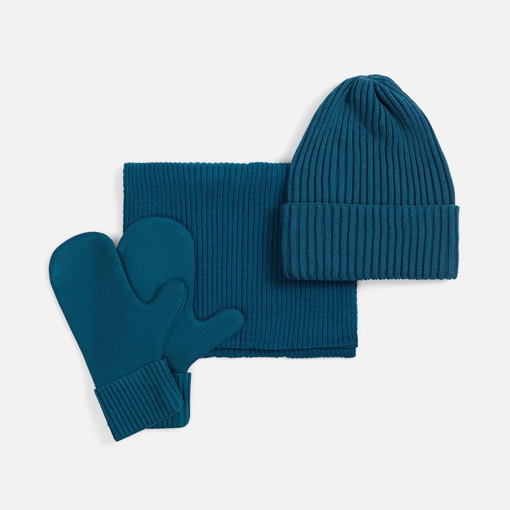 Шарф Yong, темно-синий (морская волна)-2