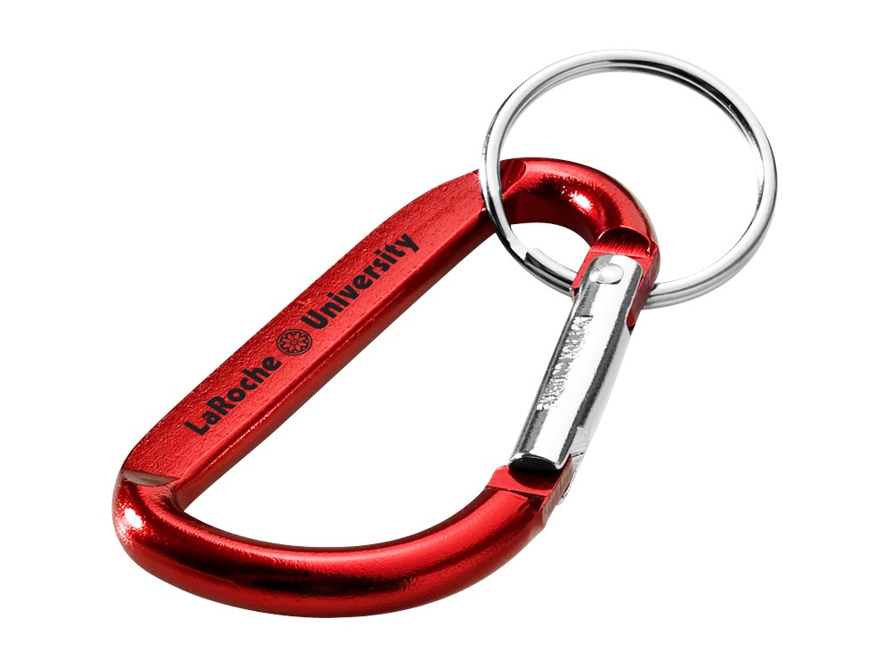 Карабин с брелоком, красный-2