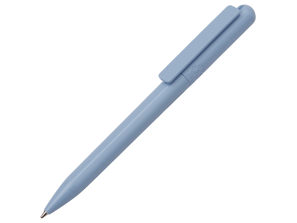 Ручка шариковая Recycled Pet Pen Change Ocean из океанского пластика, голубая-0