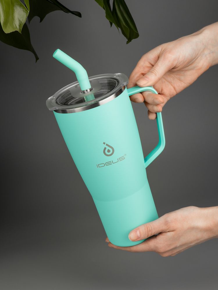 Термостакан Kasumigaoka, бирюзовый-5