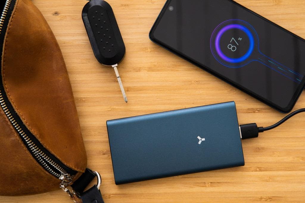 Внешний аккумулятор LAVA 10M, 10000 мАч, металл, синий, синий-7