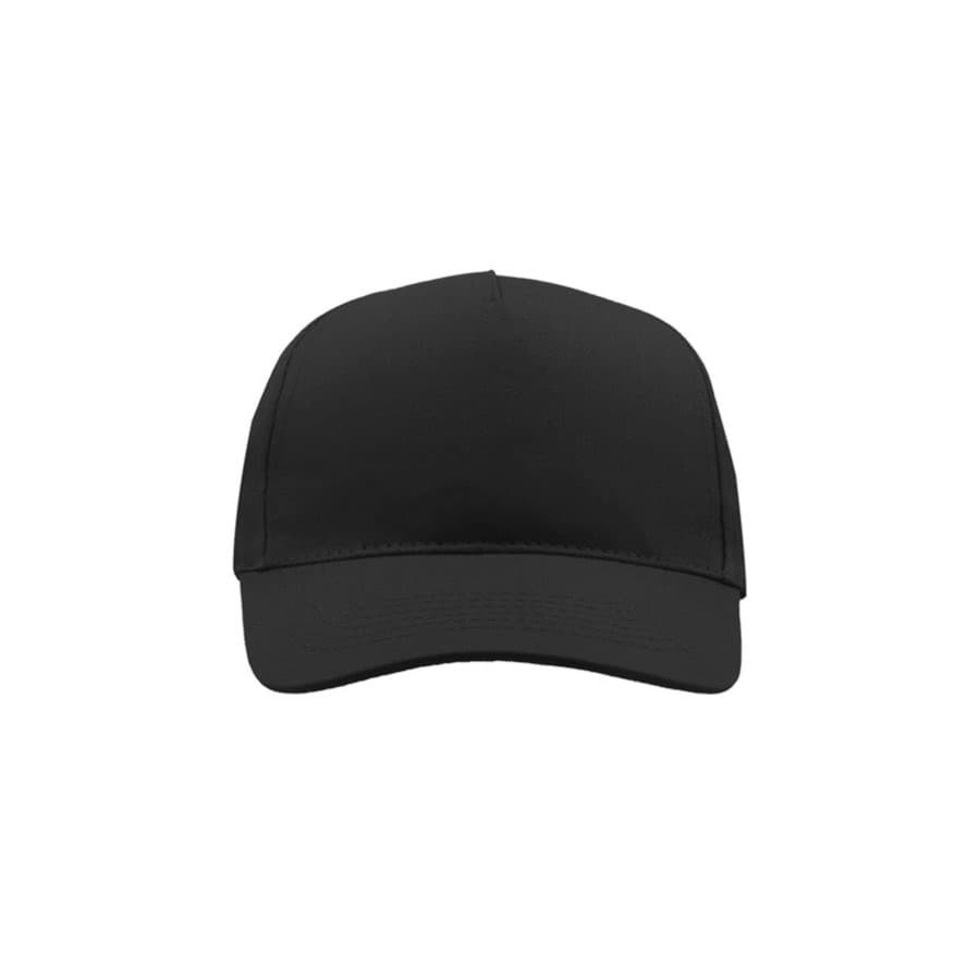 Бейсболка START FIVE, 5 клиньев, застежка на липучке, черный-4