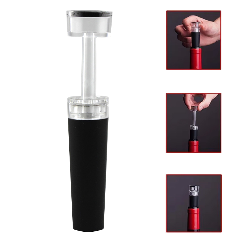 Пробка вакуумная Tadaam, Черный.-1