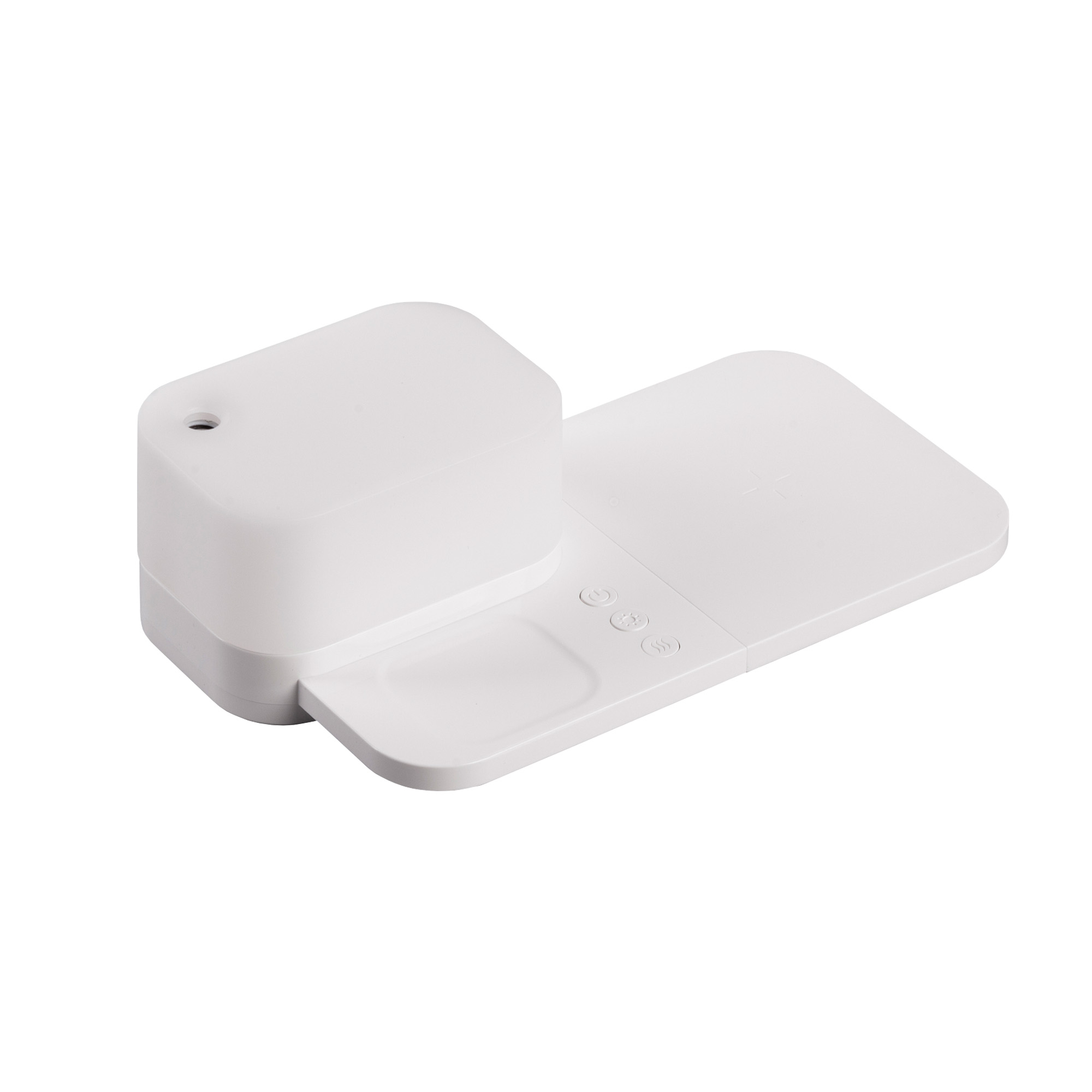 Настольная беспроводная (15W) зарядная станция  "Smart Base" с увлажнителем и лампой-0