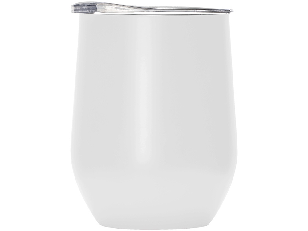 Вакуумная термокружка Sense, непротекаемая крышка, белый-2