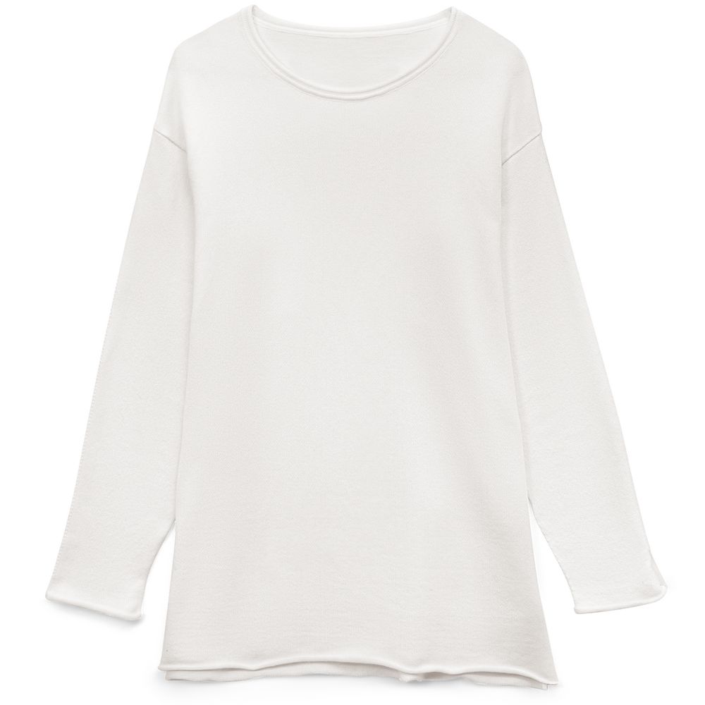 Лонгслив унисекс Siluetti Fuori, молочно-белый-1